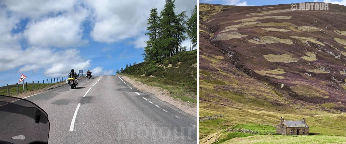 Foto: Motorradreise mit eigenem Motor durch die Grampian Mountains in Schottland