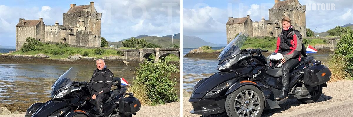 Can AM-Trike in Schottland auf motortour mit Motour