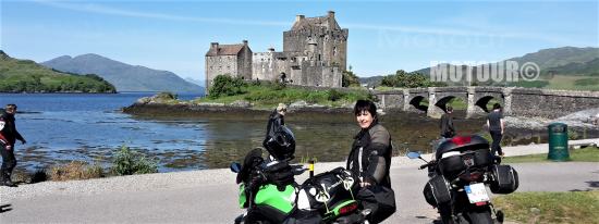 Eilean Donan Castle Schottland Motorradtour in den Highlands